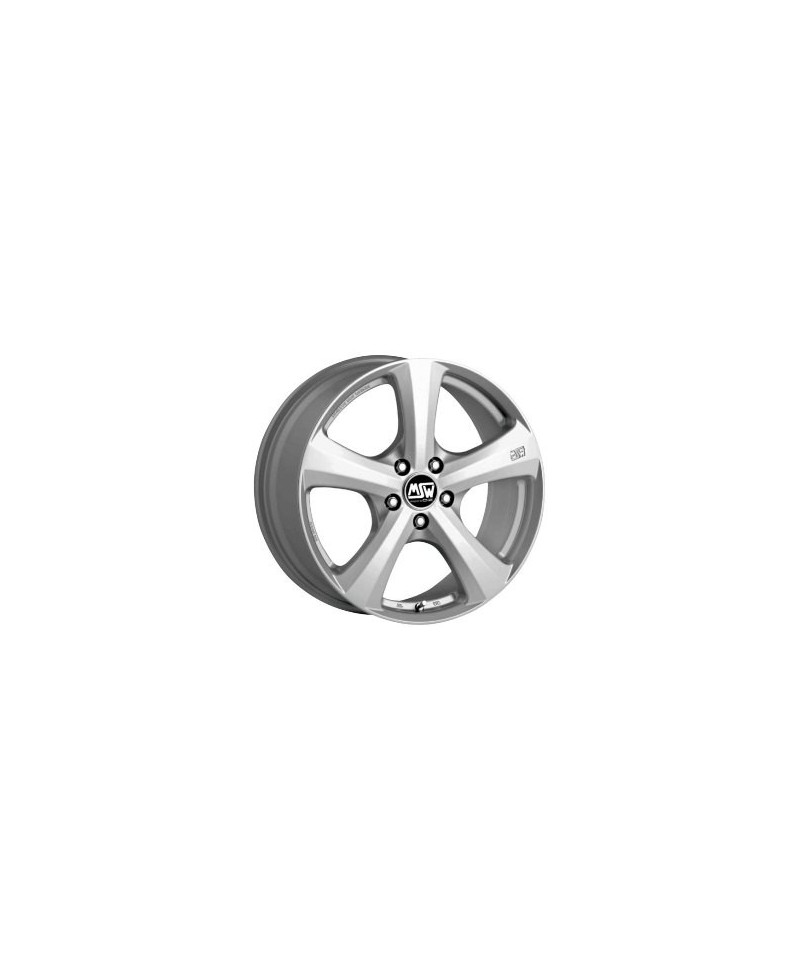 Jante ALU, MSW 19/FS/ET42 FULL SILVER, 7X17 5/112 ET42, Alésage 66.50
