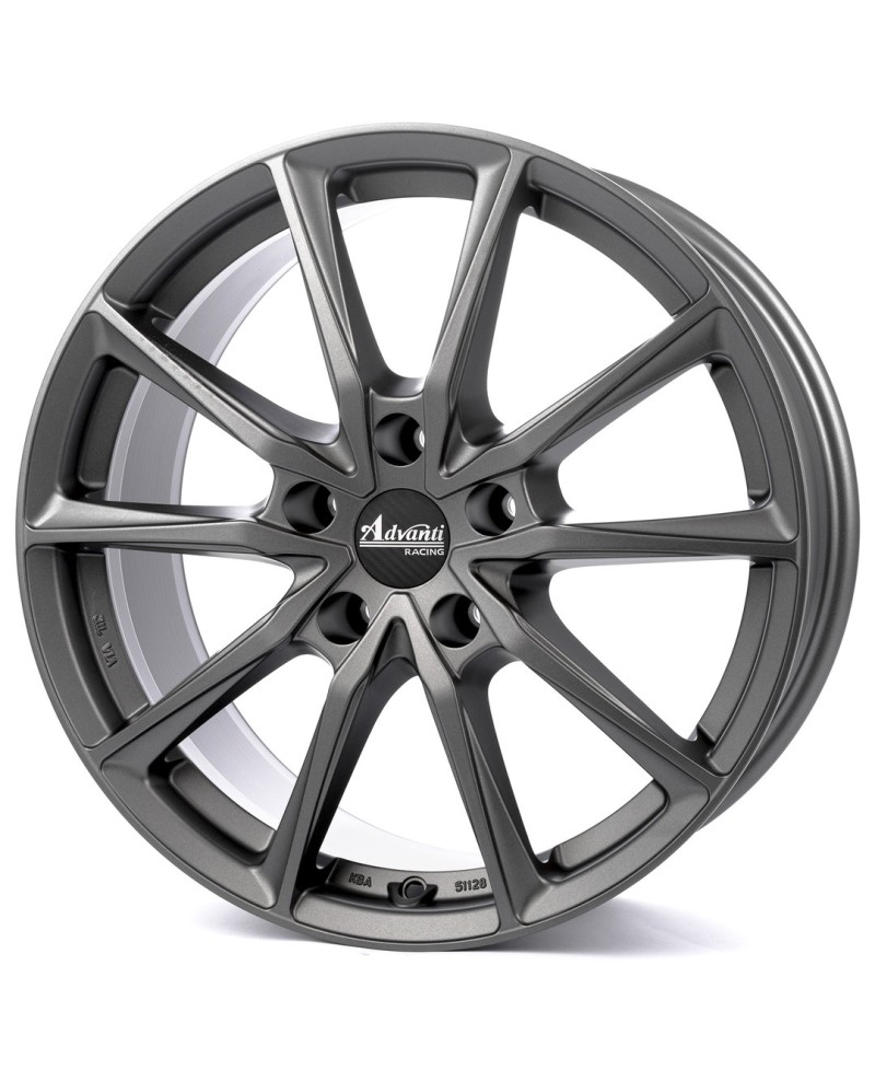 Jante Alu OXXO CENTURIO DARK Gun Métal Mat (ADV15)  8,5x19 5x108 ET45 , Alésage 67.1