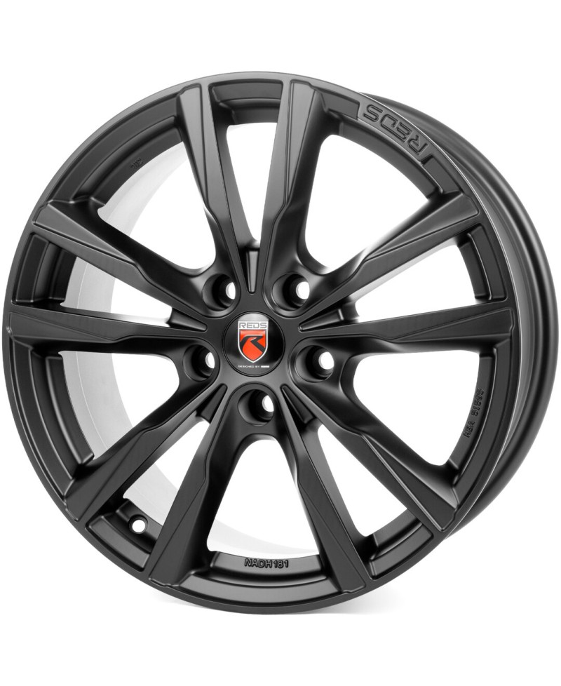 Jante ALU, MOMO REDS K2 HD MATT BLACK , 7.5X17 5/110 ET30, Alésage 65.1