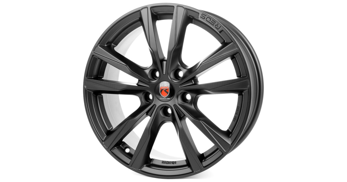 Jante ALU, MOMO REDS K2 HD MATT BLACK , 7.5X17 5/110 ET30, Alésage 65.1