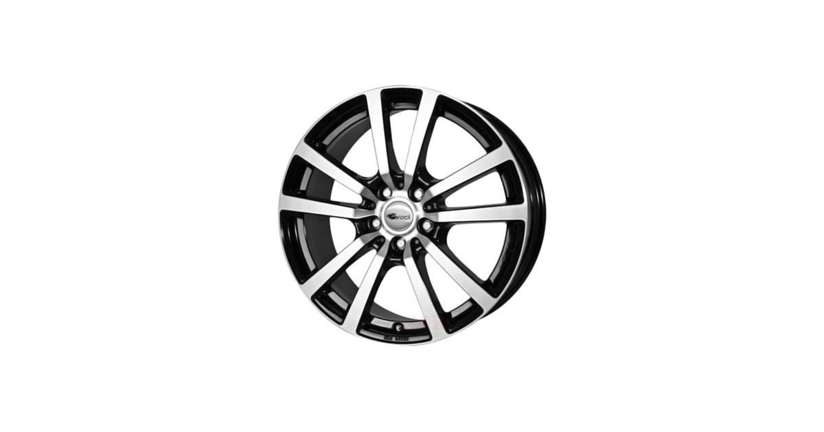 Jante ALU, RC-Design RC25T/SGVP/ET51 schwarz front-poliert (sgvp), 7X17 5/112 ET51, Alésage 66.60