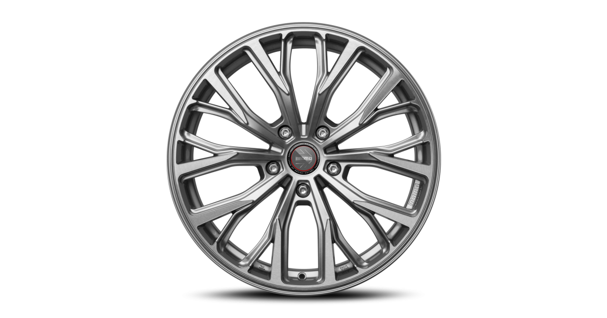 Jante ALU MOMO RF02 titane argent brossé , 10X20 5/112 ET20, Alésage 66.6