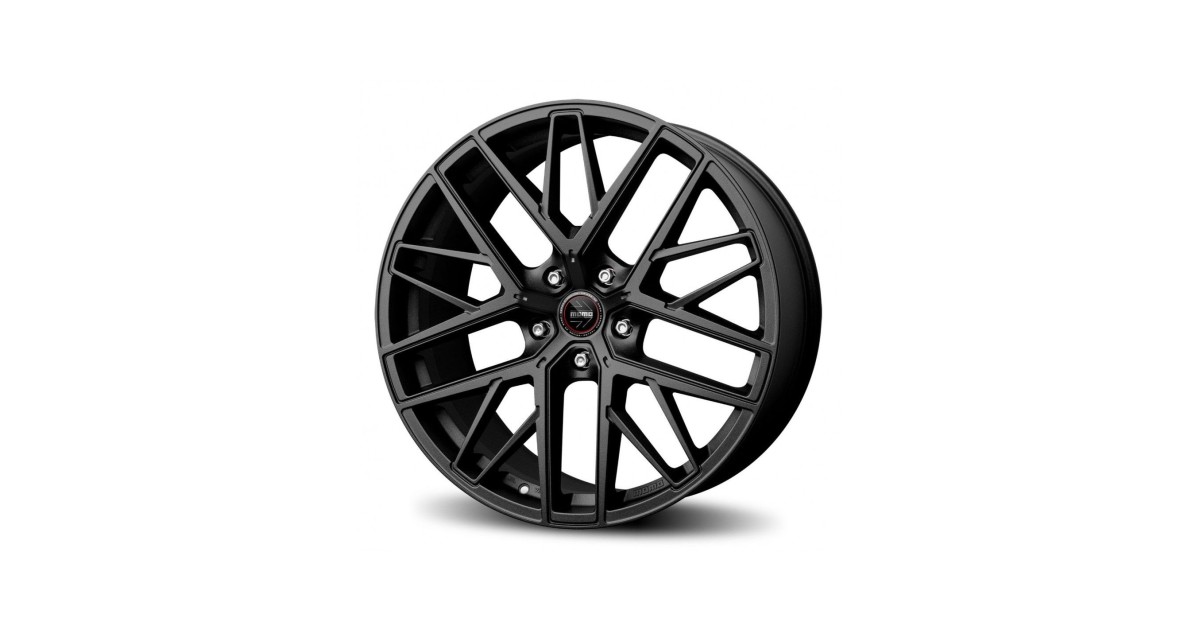 Jante ALU MOMO RFX-01 NOIR SABLÉ, 11.5X22 , 5/112 ET40, Alésage 66.6