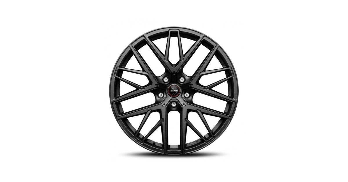 Jante ALU MOMO RFX-01 NOIR SABLÉ, 11.5X22 , 5/112 ET40, Alésage 66.6