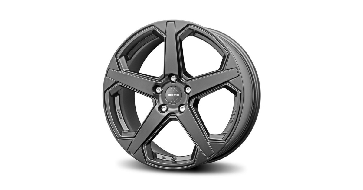 Jante ALU MOMO Star-Evo , gris-anthracite-mat, 8X18 5/112 ET35, Alésage 79.6
