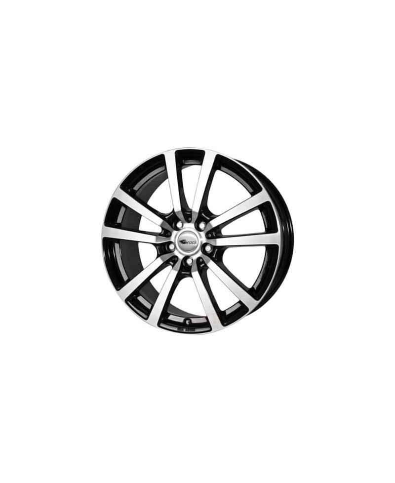 Jante ALU, RC-Design RC25T/SGVP/ET55 schwarz front-poliert (sgvp), 7X17 5/120 ET55, Alésage 65.10