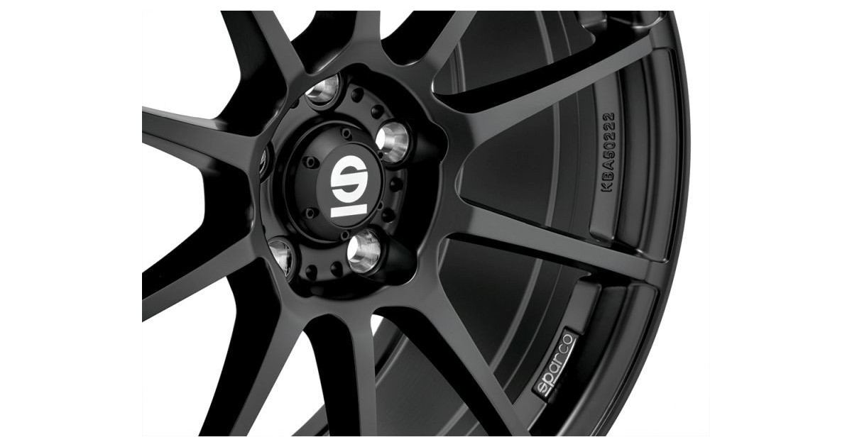 Jante ALU, SPARCO ASSETTO GARA NOIR MAT, 8.5X20 5/108 ET45, Alésage 73.1