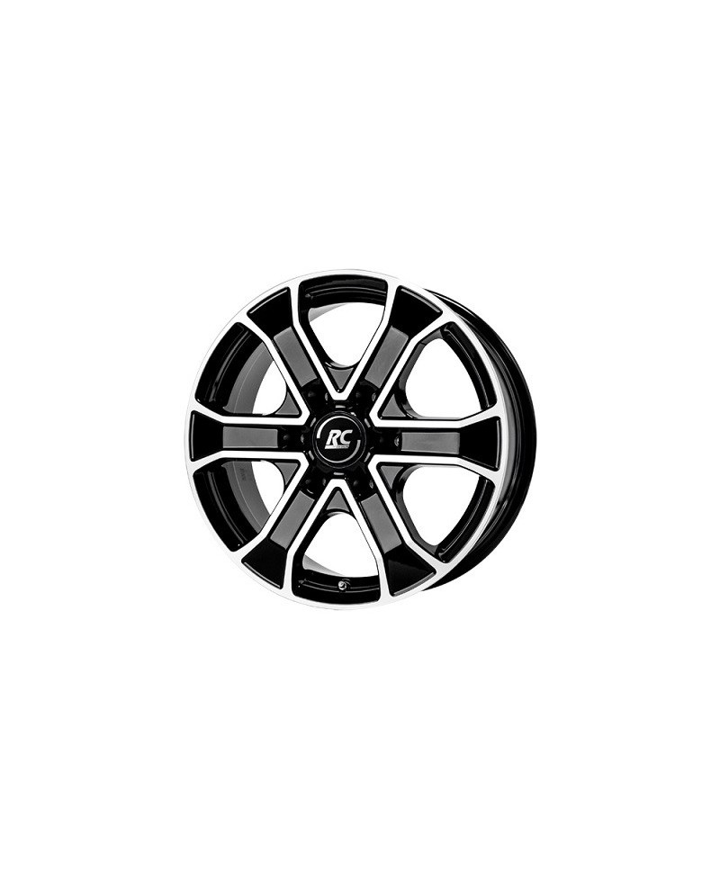Jante ALU, RC-Design RC31/SGVP/ET35 schwarz front-poliert, 7X17 6/139.70 ET35, Alésage 106.1
