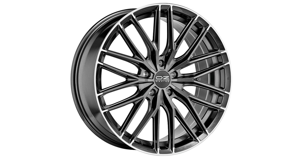 Jante ALU, OZ Gran Turismo HLT Star Graphite Diamond Lip , 10X20 5/112 ET25, Alésage 75