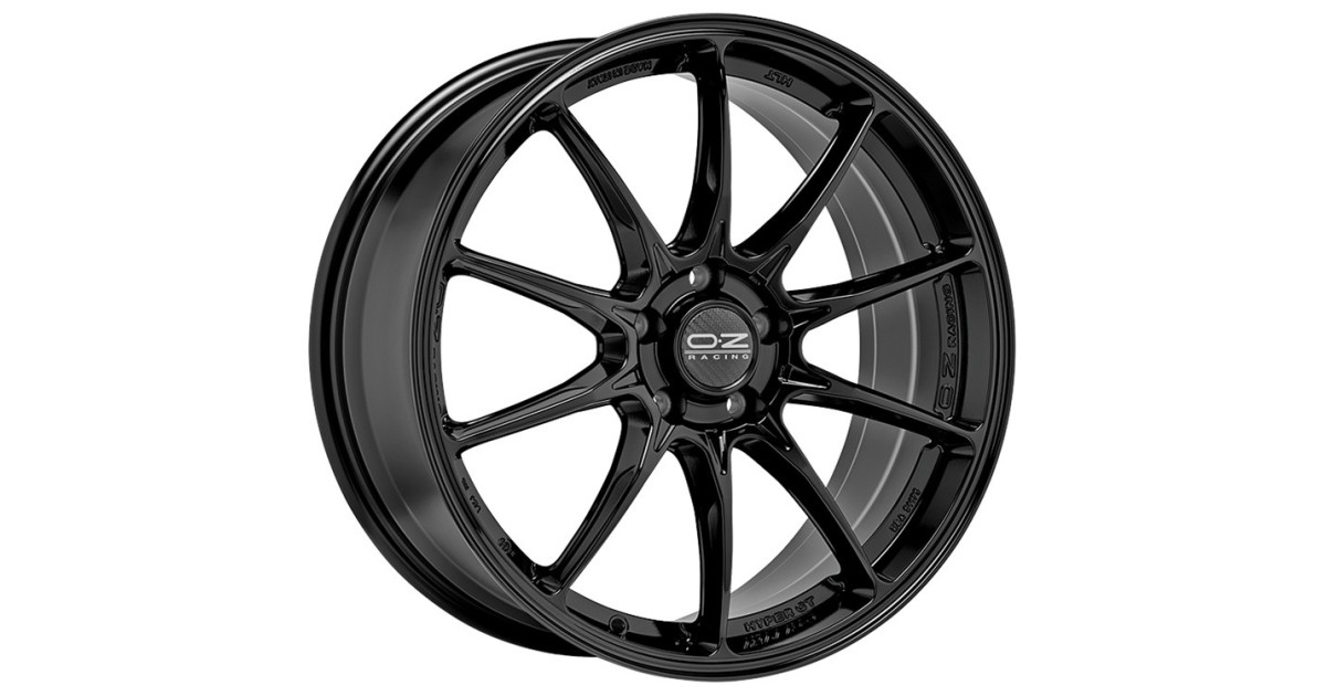 Jante ALU, OZ Hyper GT HLT Gloss Black, 8.5X19 5/112 ET30, Alésage 75