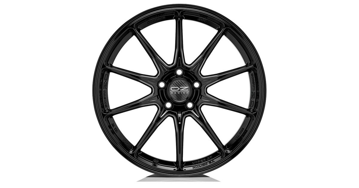 Jante ALU, OZ Hyper GT HLT Gloss Black, 8.5X19 5/112 ET30, Alésage 75