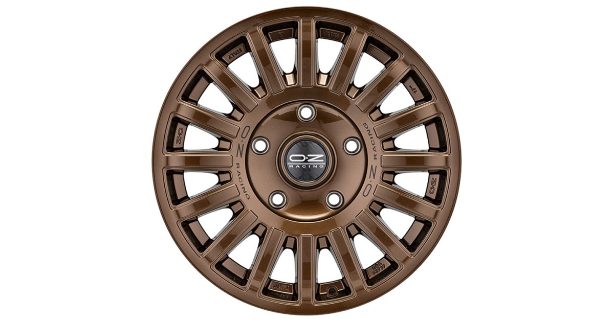 Jante ALU, OZ Rally Raid Gloss Bronze Black Lettering, 8X17 5/127 ET0, Alésage 71.6