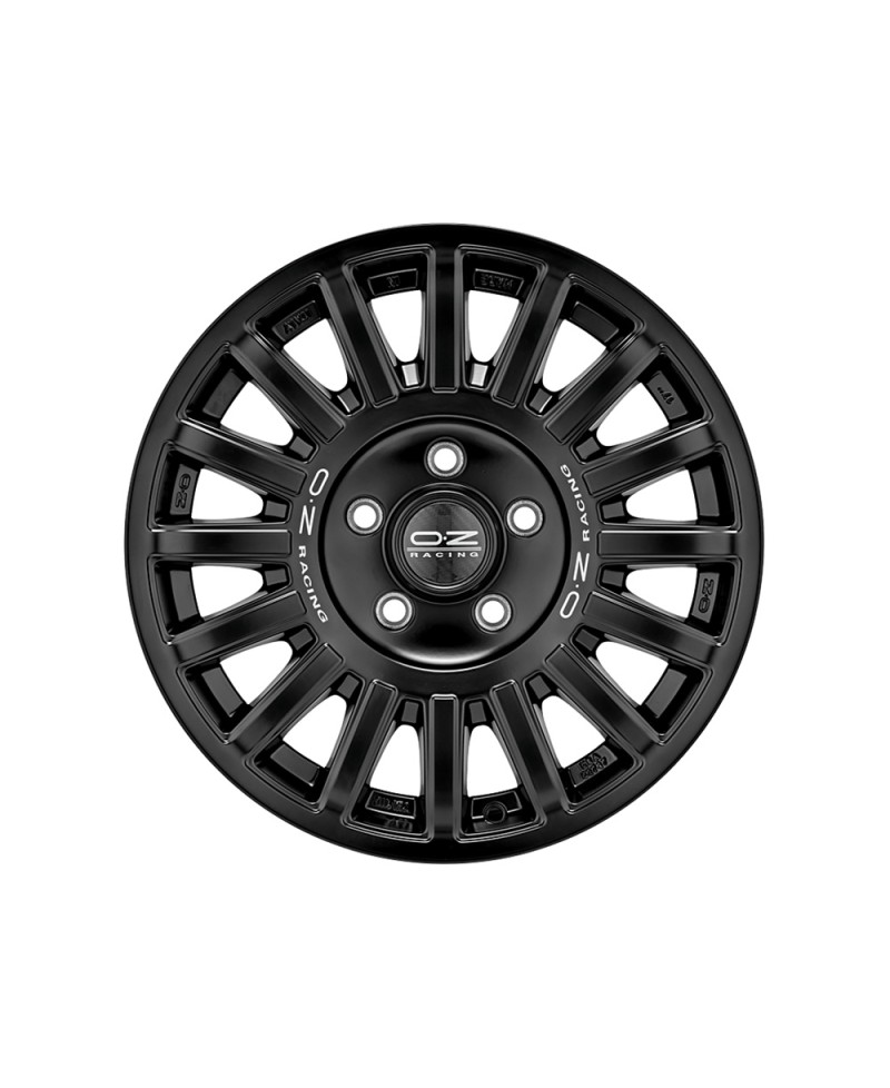 Jante ALU, OZ RALLY RAID VAN MATT BLACK + SILVER LETTERING, 8X18 5/120 ET56, Alésage 65.06