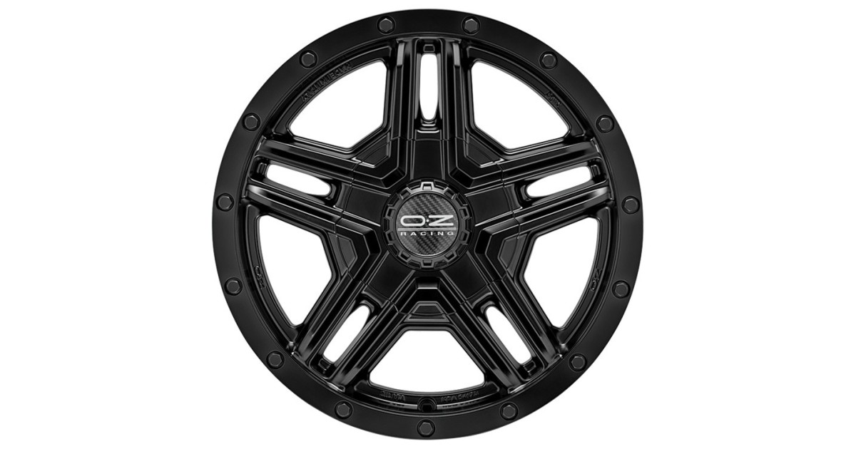 Jante ALU,  OZ RALLY ADVENTURE MATT BLACK, 8X17 5/160 ET45, Alésage 65.06