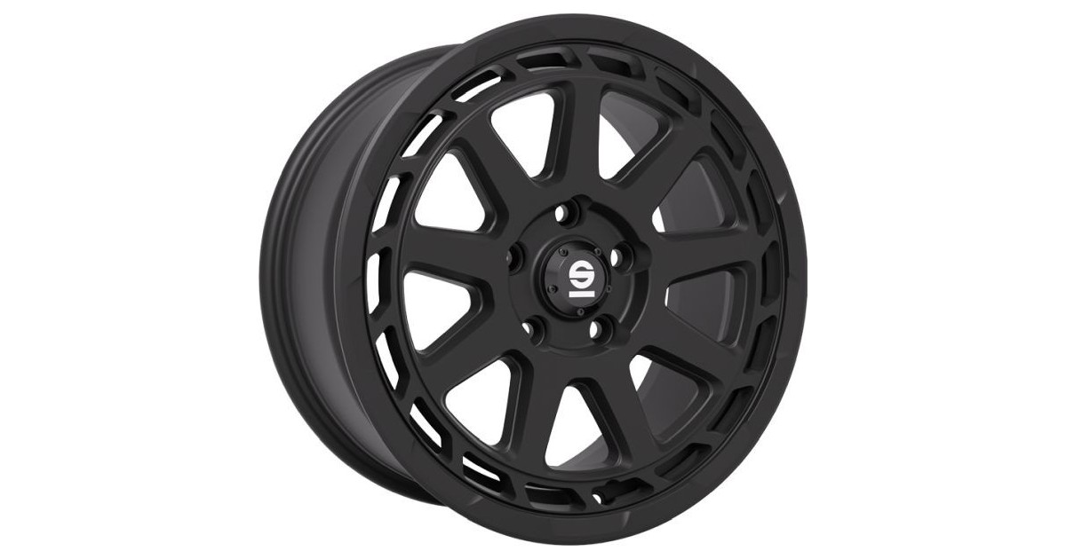 Jante ALU OZ, SPARCO GRAVEL MATT BLACK, 8X17 5/114.3 ET40, Alésage 73.1