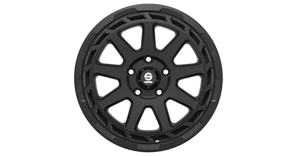 Jante ALU OZ, SPARCO GRAVEL MATT BLACK, 8X17 5/114.3 ET40, Alésage 73.1