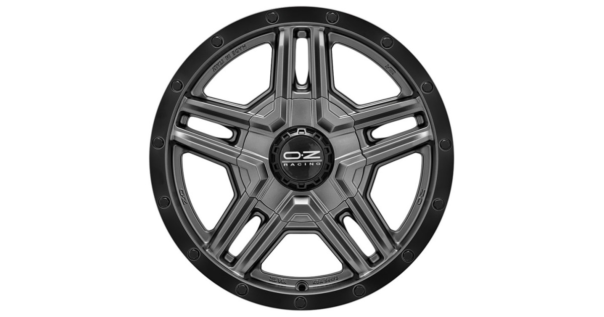 Jante ALU, OZ RALLY ADVENTURE MATT GRAPHITE BLACK LIP , 8X17 5/127 ET37, Alésage 71.60