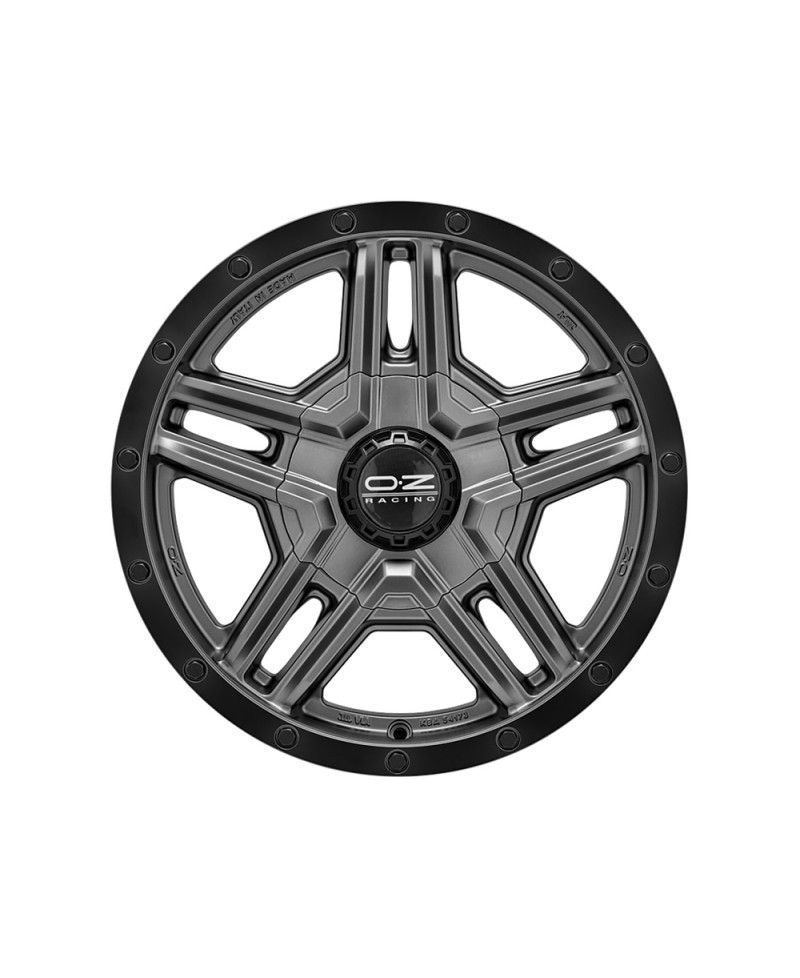 Jante ALU, OZ RALLY ADVENTURE MATT GRAPHITE BLACK LIP, 8X17 5/127 ET0, Alésage 71.6