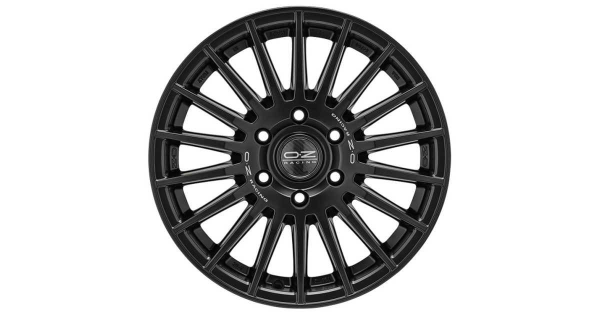 Jante ALU, OZ RALLY DESERT MATT BLACK + SILVER LETTERING, 8.5X18 6/130 ET35, Alésage 84.1