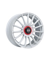 Jante ALU, OZ SUPERTURISMO WRC RACE WHITE RED LETTERING, 6.5X15 5/100 ET35, Alésage 68