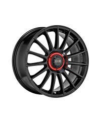 Jante ALU, OZ SUPERTURISMO EVOLUZIONE GLOSS BLACK + RED LETTERING, 8.5X19 5/108 ET45, Alésage 75