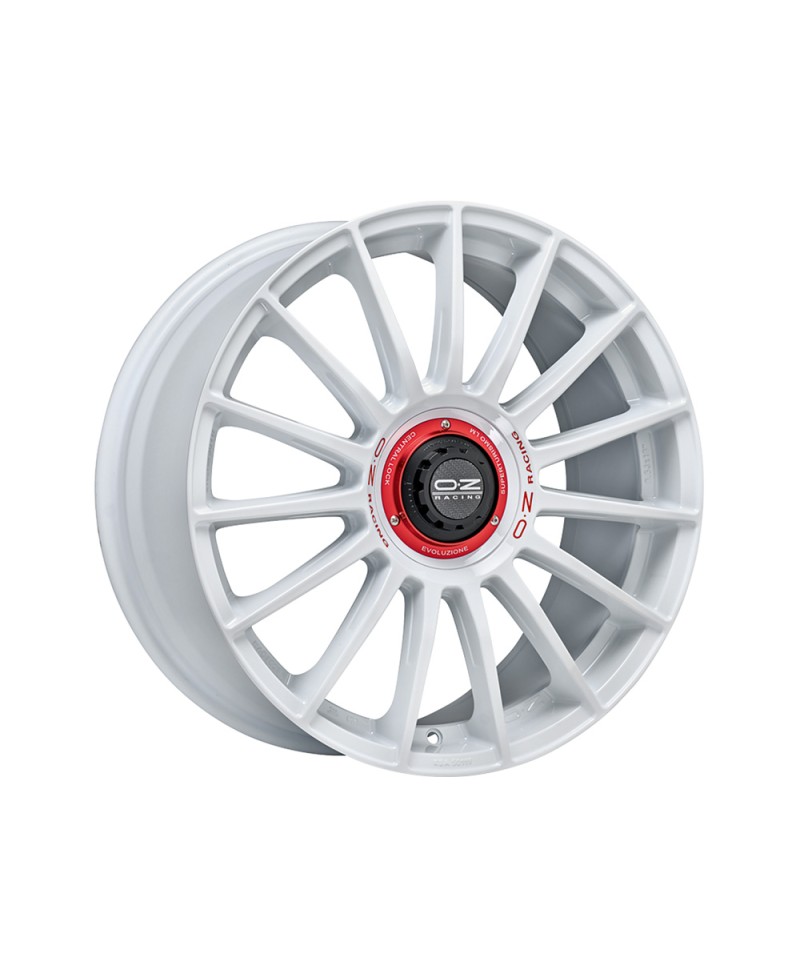 Jante ALU, OZ SUPERTURISMO WRC RACE WHITE RED LETTERING 8.5X20 5/112 ET30, Alésage 79