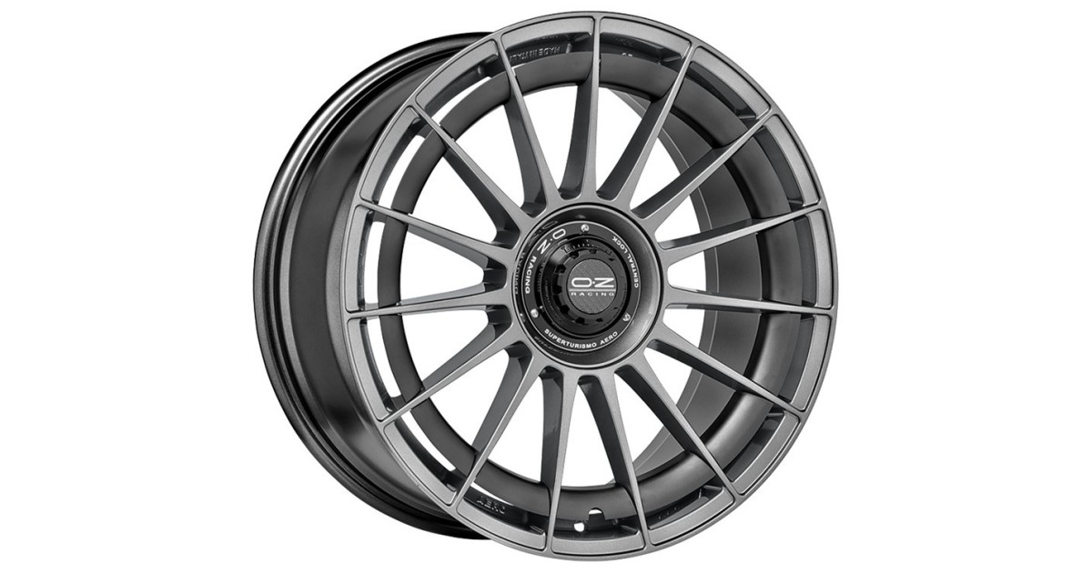 Jante ALU, OZ SUPERTURISMO AERO STAR GRAPHITE , 9X19 5/112 ET30, Alésage 75