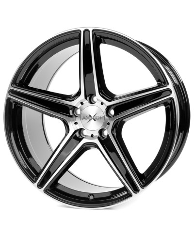 Jante ALU Axxion AX7 Noir, Face polie , 9X20 5/112 ET20, Alésage 72.60