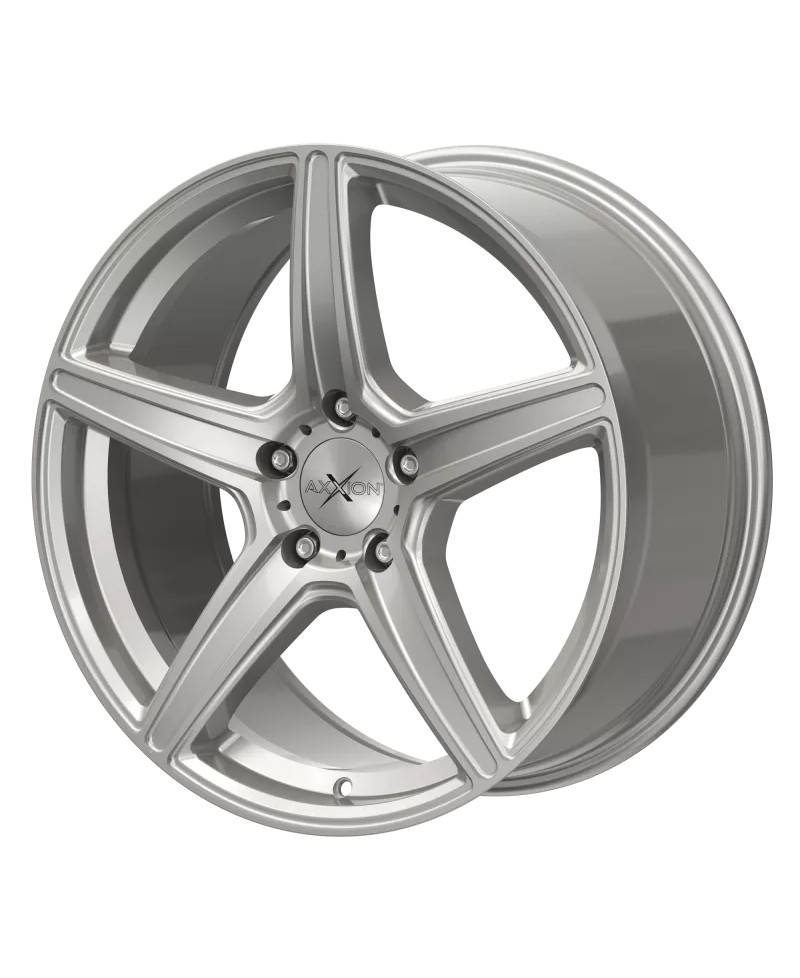 Jante ALU AXXION AX7 solid titanium argent laqué mat, 9X20 5/112 ET40, Alésage 66.6