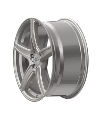 Jante ALU AXXION AX7 solid titanium argent laqué mat, 9X20 5/112 ET40, Alésage 66.6