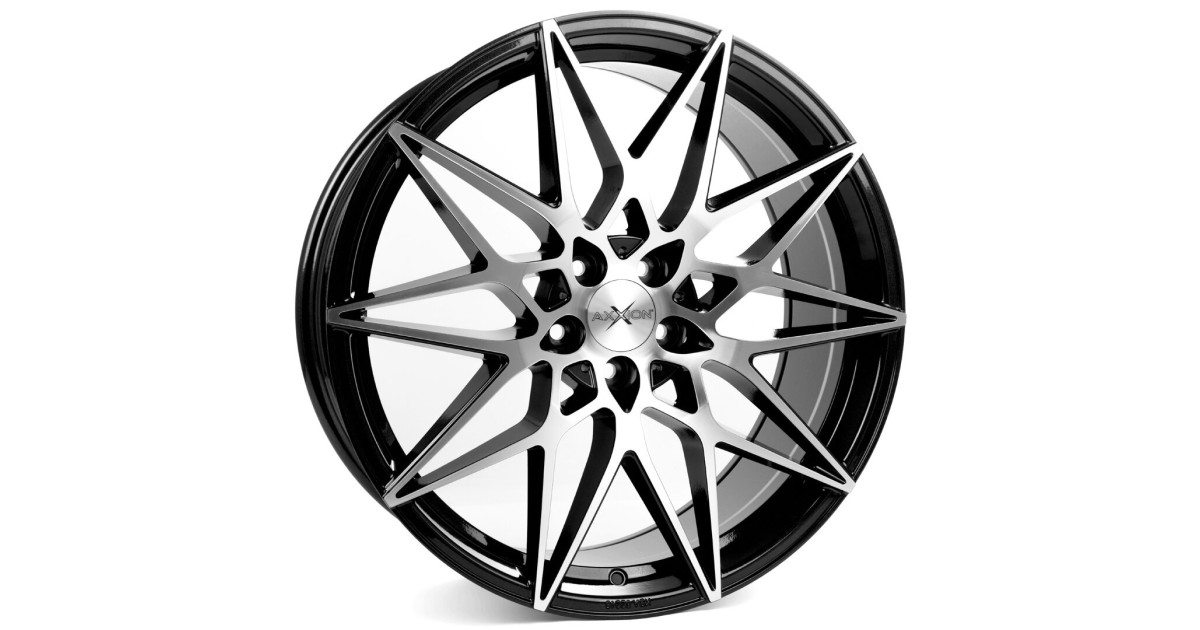 Jante ALU Axxion AX9 SP+  Noir, Face polie, 8.5X19 5/114.3 ET45, Alésage 72.60