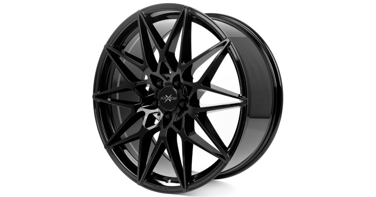 Jante ALU Axxion AX9 SW+ ,Noir brillant, 9X20 5/114.3 ET40, Alésage 72.90
