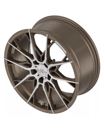 Jante ALU  AXXION X1 Bronze laqué mat ,Face polie , 8.5X19 5/112 ET45, Alésage 72.60