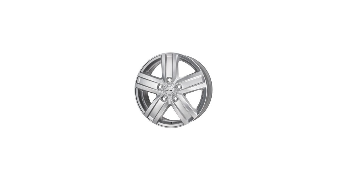 Jante ALU, Rial TRANSPORT/SI/60 polar-silber, 6.50X16 5/160 ET60, Alésage 65.1