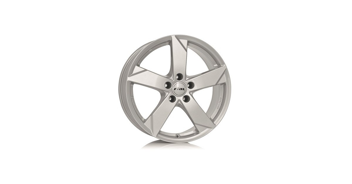 Jante ALU, Rial KODIAK/SI/ET43 polar-silber, 6X15 5/112 ET43, Alésage 57.1