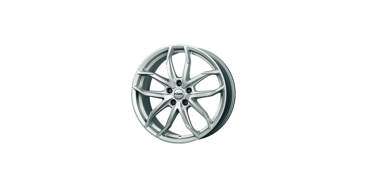 Jante ALU, Rial LUC/SI/ET52,5 polar-silber, 7.50X17 5/108 ET52.5, Alésage 63.4
