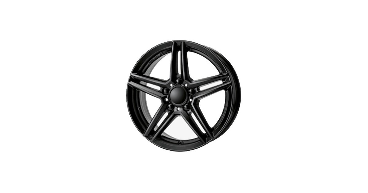 Jante ALU, Rial M10/SW/ET45 racing-schwarz, 7.50X17 5/112 ET45, Alésage 66.6