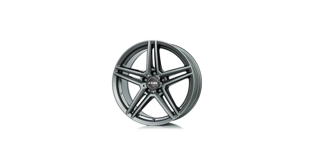 Jante ALU, Rial M10/MG/ET38 metal-grey, 7X16 5/112 ET38, Alésage 66.6