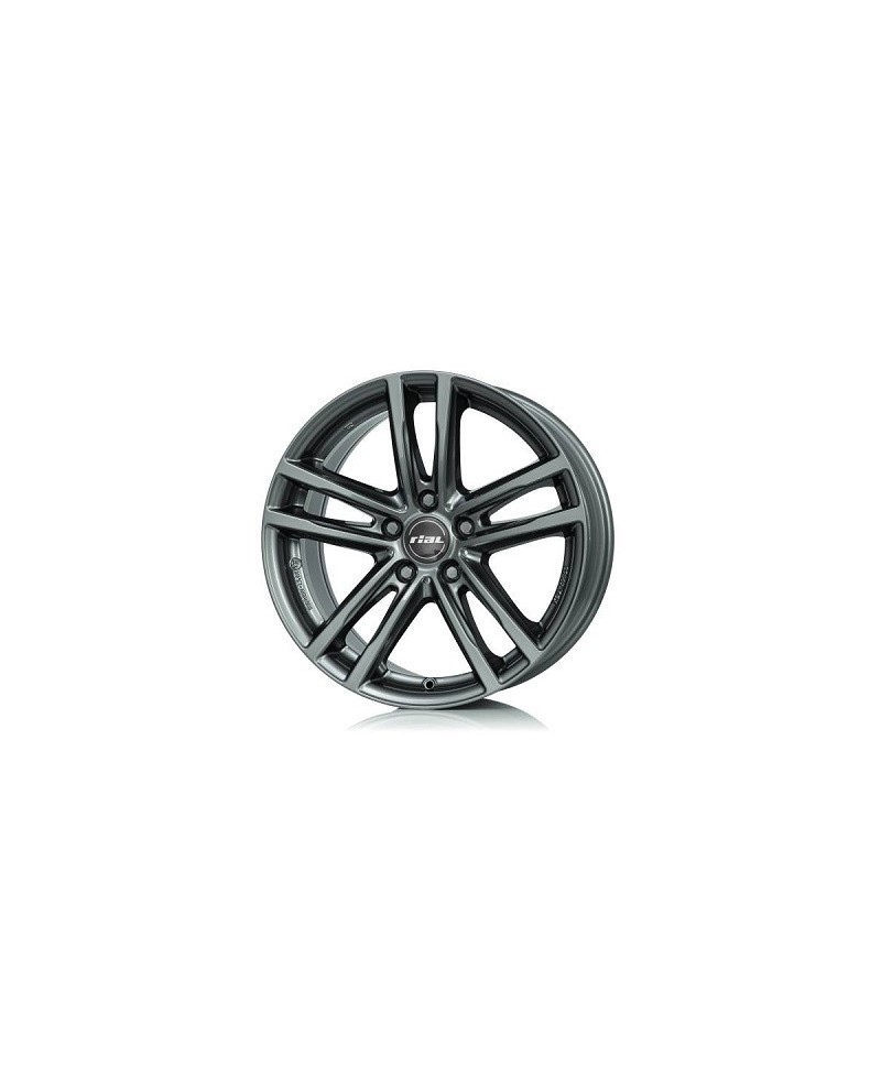 Jante ALU, Rial X10/MG/ET45 metal-grey, 7X18 5/112 ET45, Alésage 57.1