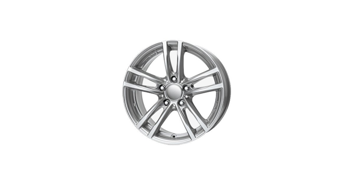 Jante ALU, Rial X10/SI/ET30 polar-silber, 8X19 5/112 ET30, Alésage 66.6