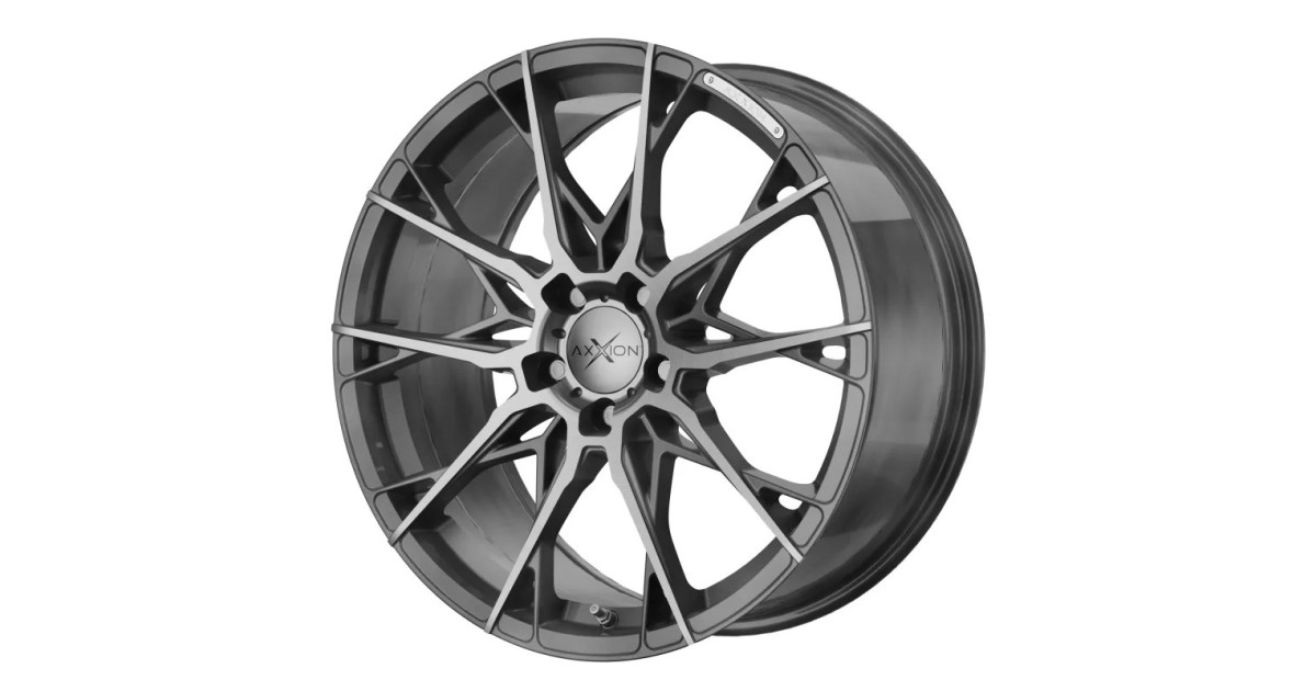 Jante ALU AXXION X1 fumée brossé aluminium argent, 8.5X19 5/112 ET45, Alésage 72.6