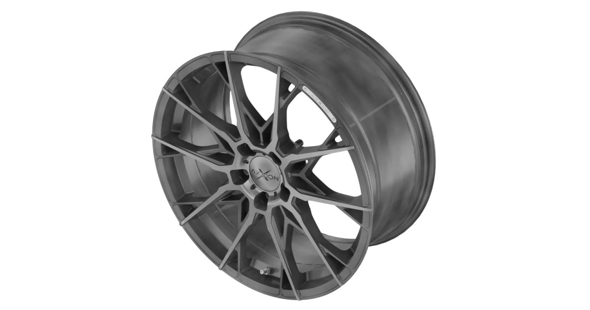 Jante ALU AXXION X1 fumée brossé aluminium argent, 8.5X19 5/112 ET45, Alésage 72.6
