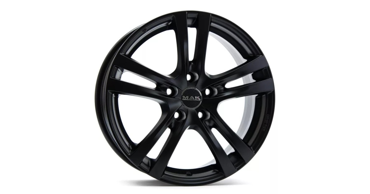 Jante Alu MAK ZENITH MATT BLACK  6,5x16 5x108 ET45 , Alésage 72