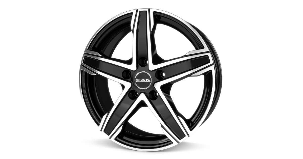 Jante Alu MAK KING 5 ICE BLACK 7,5x17 5x130 ET55 , Alésage 89.1