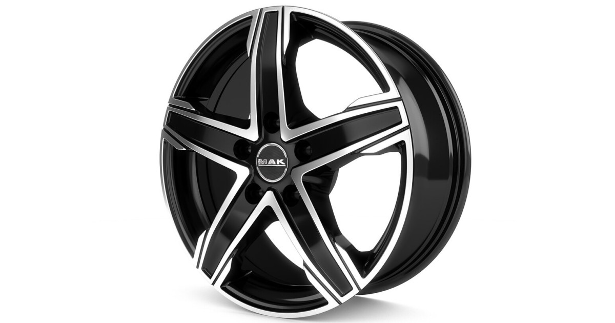 Jante Alu MAK KING 5 ICE BLACK 7,5x17 5x130 ET55 , Alésage 89.1