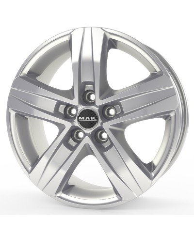 Jante Alu MAK STONE 5 SILVER 6x15 5x139,7 ET0 , Alésage 108.3