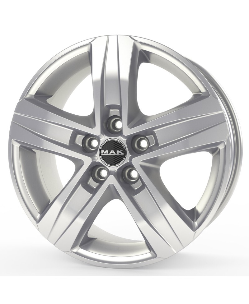 Jante Alu MAK STONE 5 SILVER 6x15 5x139,7 ET0 , Alésage 108.3