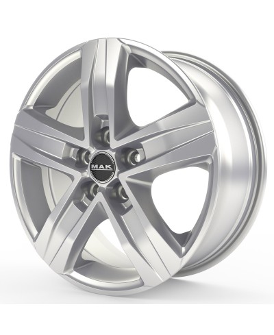 Jante Alu MAK STONE 5 SILVER 6x15 5x139,7 ET0 , Alésage 108.3