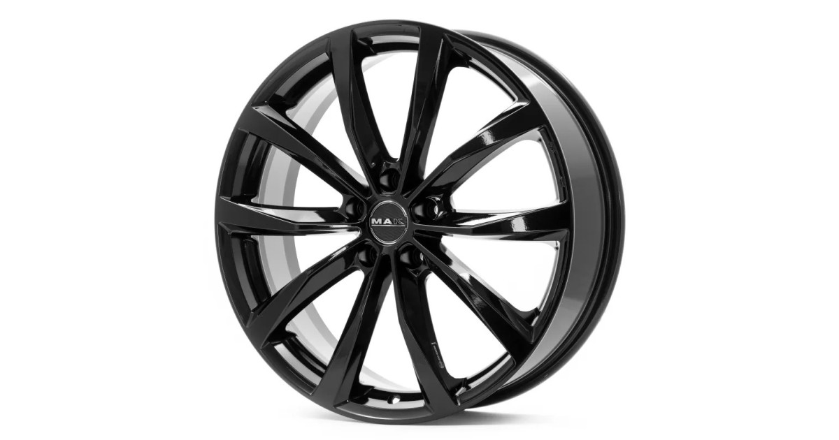 Jante Alu MAK WOLF GLOSS BLACK  7,5x18 5x114.3 ET35 , Alésage 76