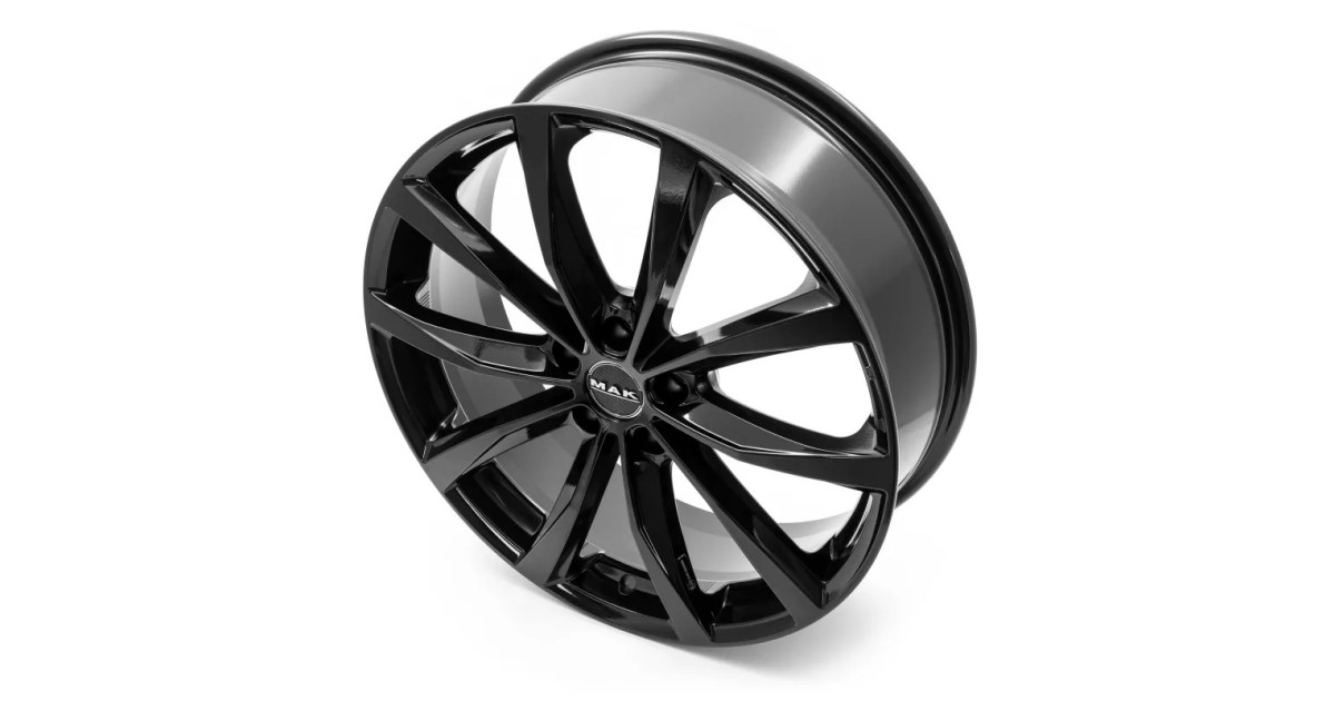 Jante Alu MAK WOLF GLOSS BLACK  7,5x18 5x114.3 ET35 , Alésage 76